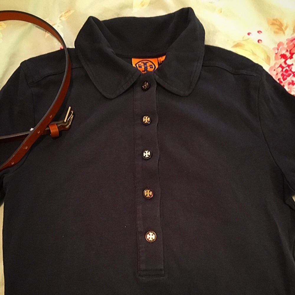Tory Burch Navy Polo